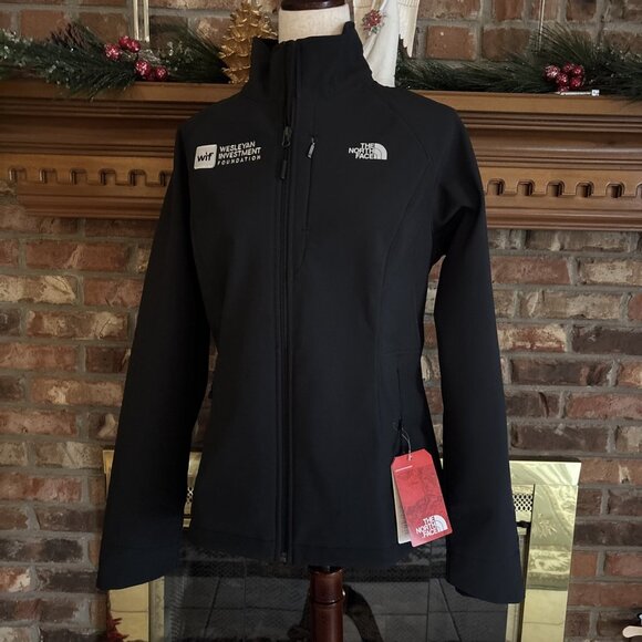 The North Face Ladies Jacket Medium Weight Size Large Random Logo Apex Barrier - Picture 2 of 11